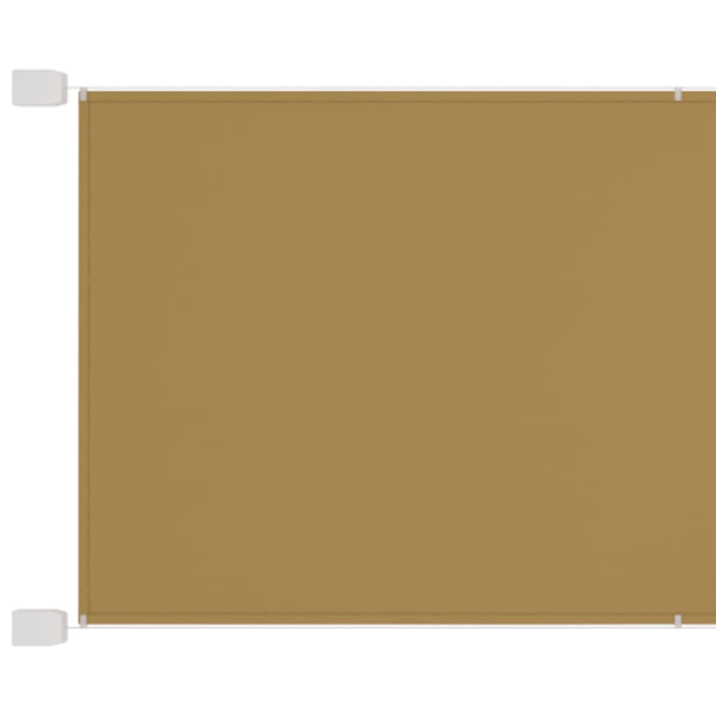 Senkrechtmarkise Beige 140x420 cm Oxford-Gewebe