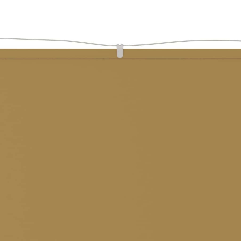 Senkrechtmarkise Beige 140x420 cm Oxford-Gewebe