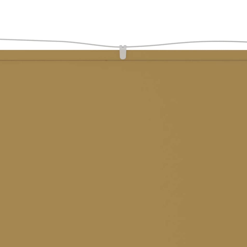 Senkrechtmarkise Beige 140x800 cm Oxford-Gewebe