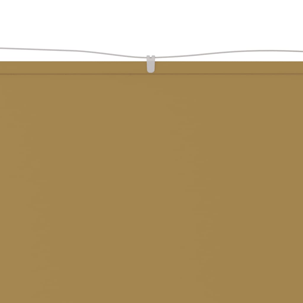 Senkrechtmarkise Beige 140x1000 cm Oxford-Gewebe