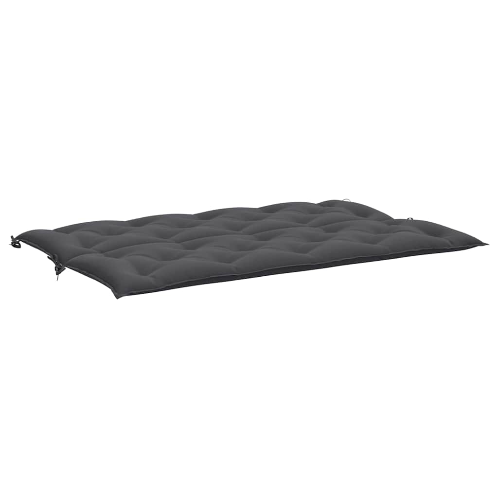 Gartenbank-Auflage Anthrazit 150x(50+50)x7 cm Oxford-Gewebe