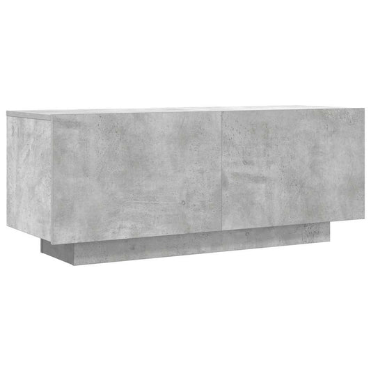 TV-Schrank Betongrau 100x35x40 cm Holzwerkstoff