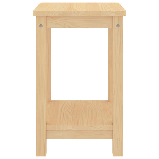 Nachttisch Natur 35x30x47 cm Massivholz Kiefer