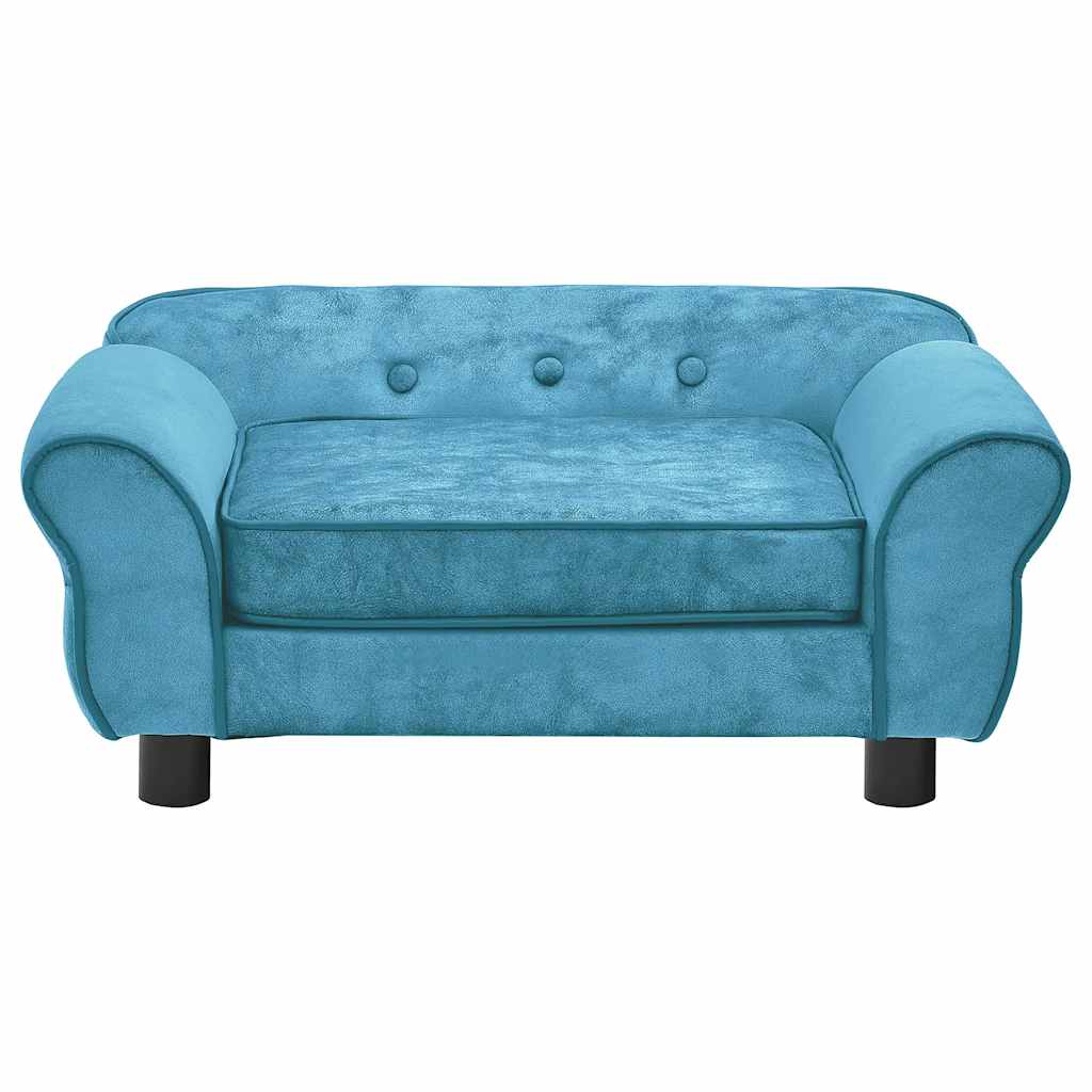 Hundesofa Türkis 72x45x30 cm Plüsch