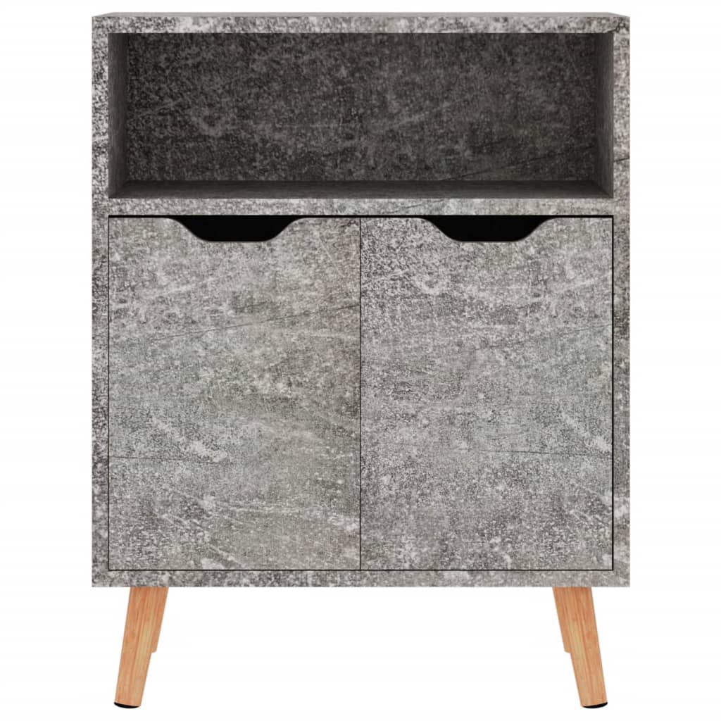Sideboard Betongrau 60x30x72 cm Holzwerkstoff