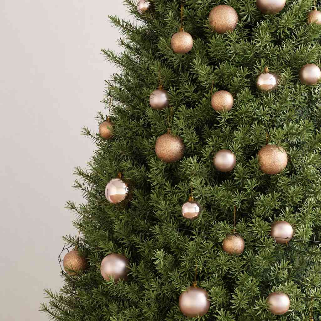 120-tlg. Weihnachtskugeln mit Weihnachtsbaumspitze 300 LEDs