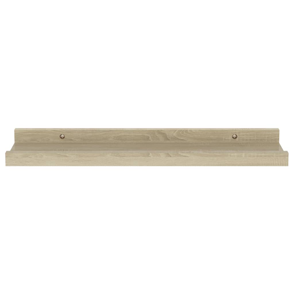 Wandregale 4 Stk. Sonoma-Eiche 40x9x3 cm