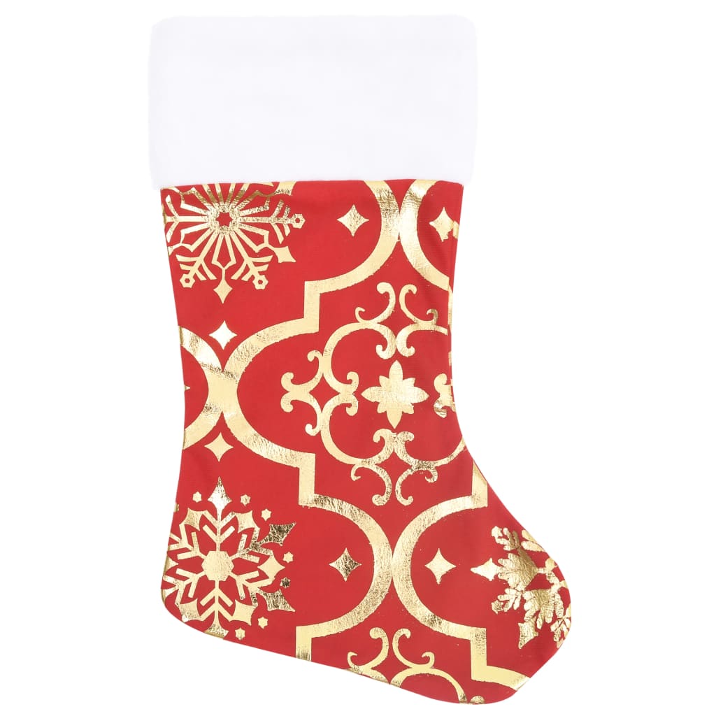 Luxus Weihnachtsbaumrock mit Socke Rot 150 cm Stoff