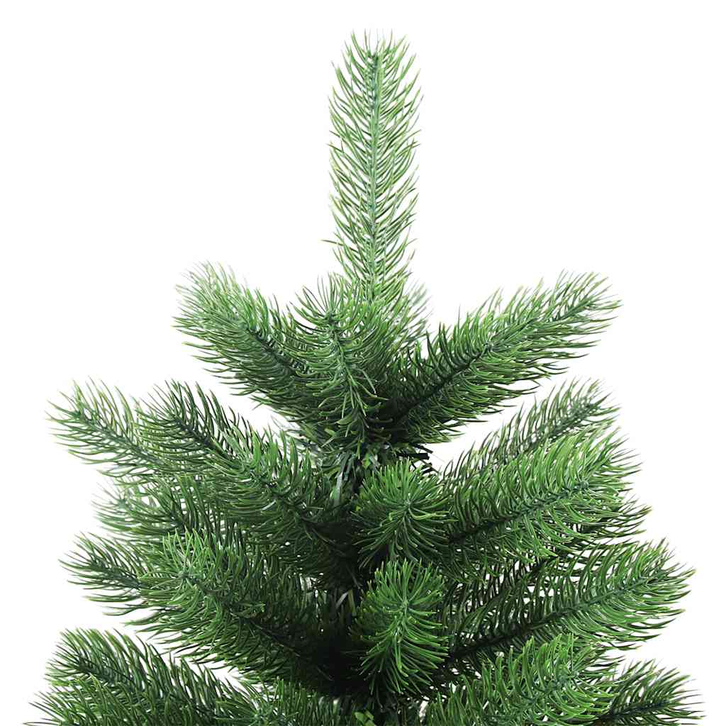 Künstlicher Weihnachtsbaum mit Beleuchtung & Kugeln 90 cm Grün