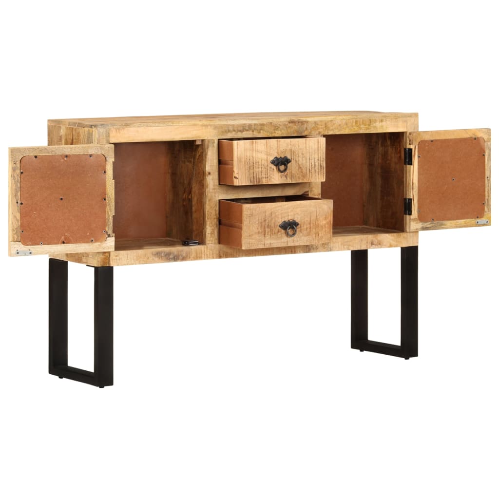 Sideboard 110x30x74 cm Raues Mangoholz