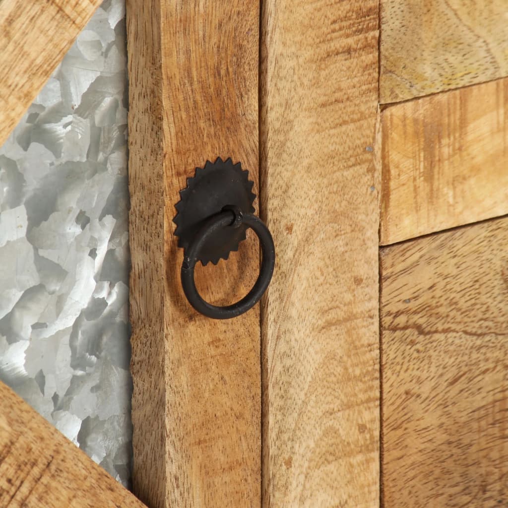 Sideboard 110x30x74 cm Raues Mangoholz
