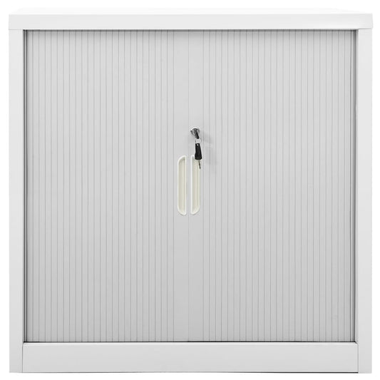 Schiebetürenschrank Grau 90x40x90 cm Stahl