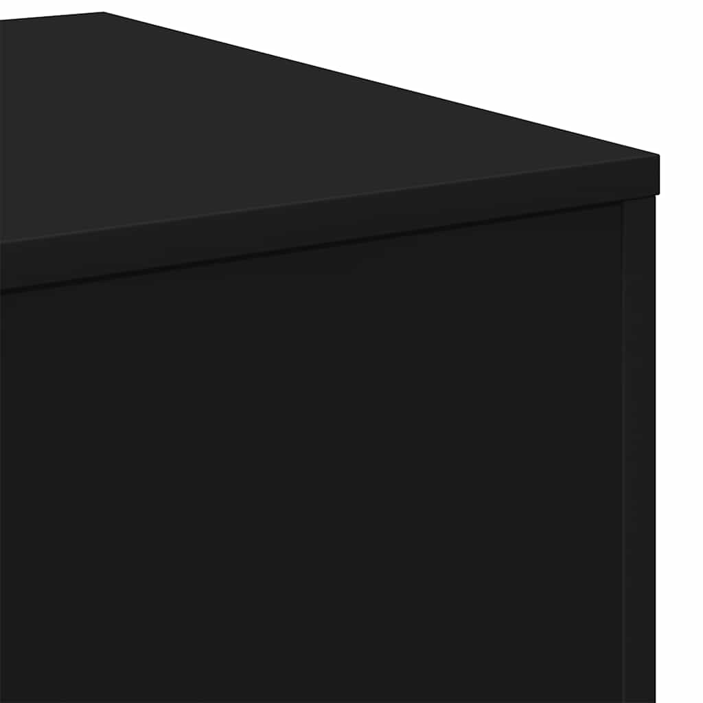 Beistelltische 3-tlg. Schwarz Holzwerkstoff