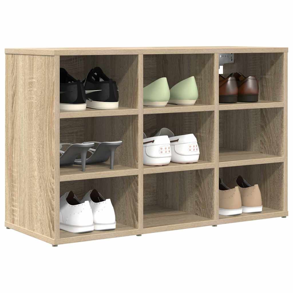 Schuhschrank Sonoma Eiche 77,5 x 30 x 51 cm Holzwerkstoff