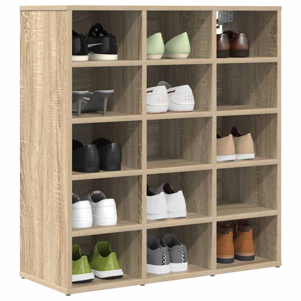 Schuhschrank Sonoma Eiche 77,5 x 30 x 83,5 cm Holzwerkstoff