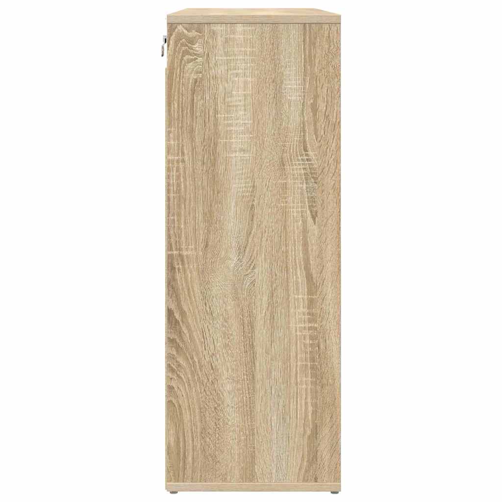 Schuhschrank Sonoma Eiche 77,5 x 30 x 83,5 cm Holzwerkstoff