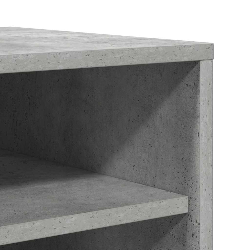 Schuhschrank Betongrau 60x35x92 cm Holzwerkstoff