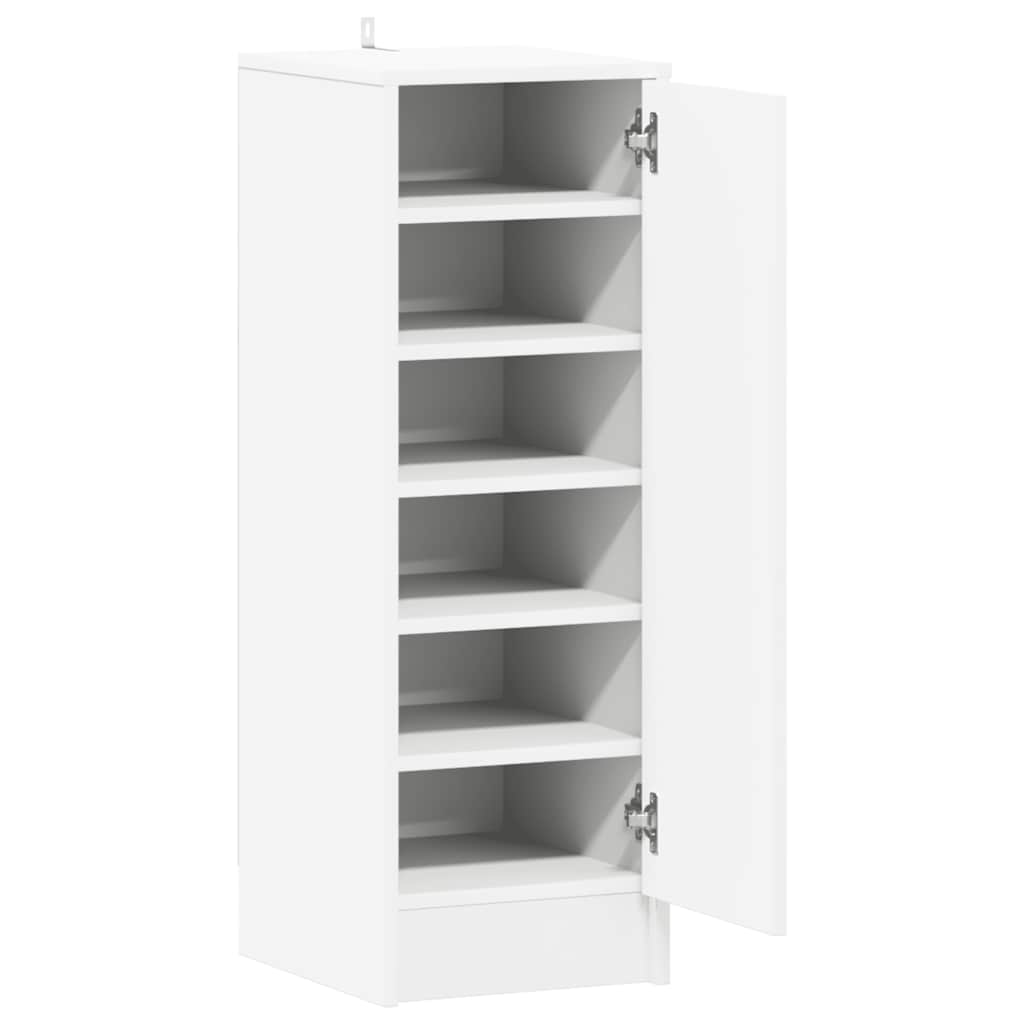 Schuhschrank Weiß 32x35x92 cm Holzwerkstoff