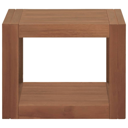 Wand-Badregal 45x45x35 cm Massivholz Teak