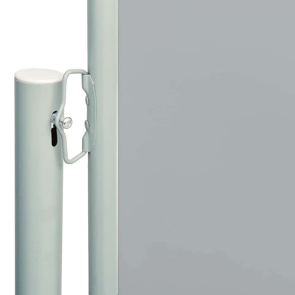 Seitenmarkise Ausziehbar 220x600 cm Grau