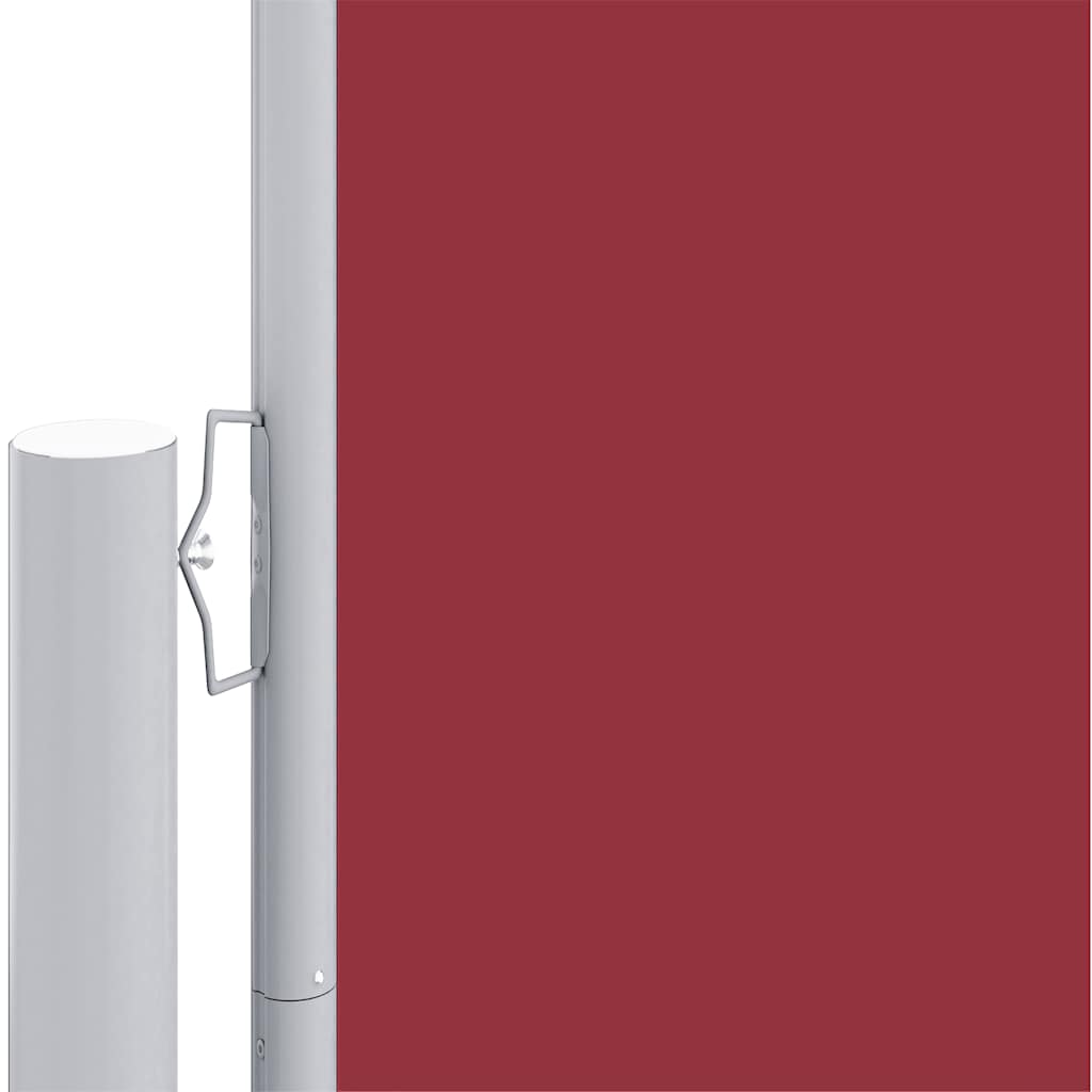 Seitenmarkise Ausziehbar Rot 200x600 cm