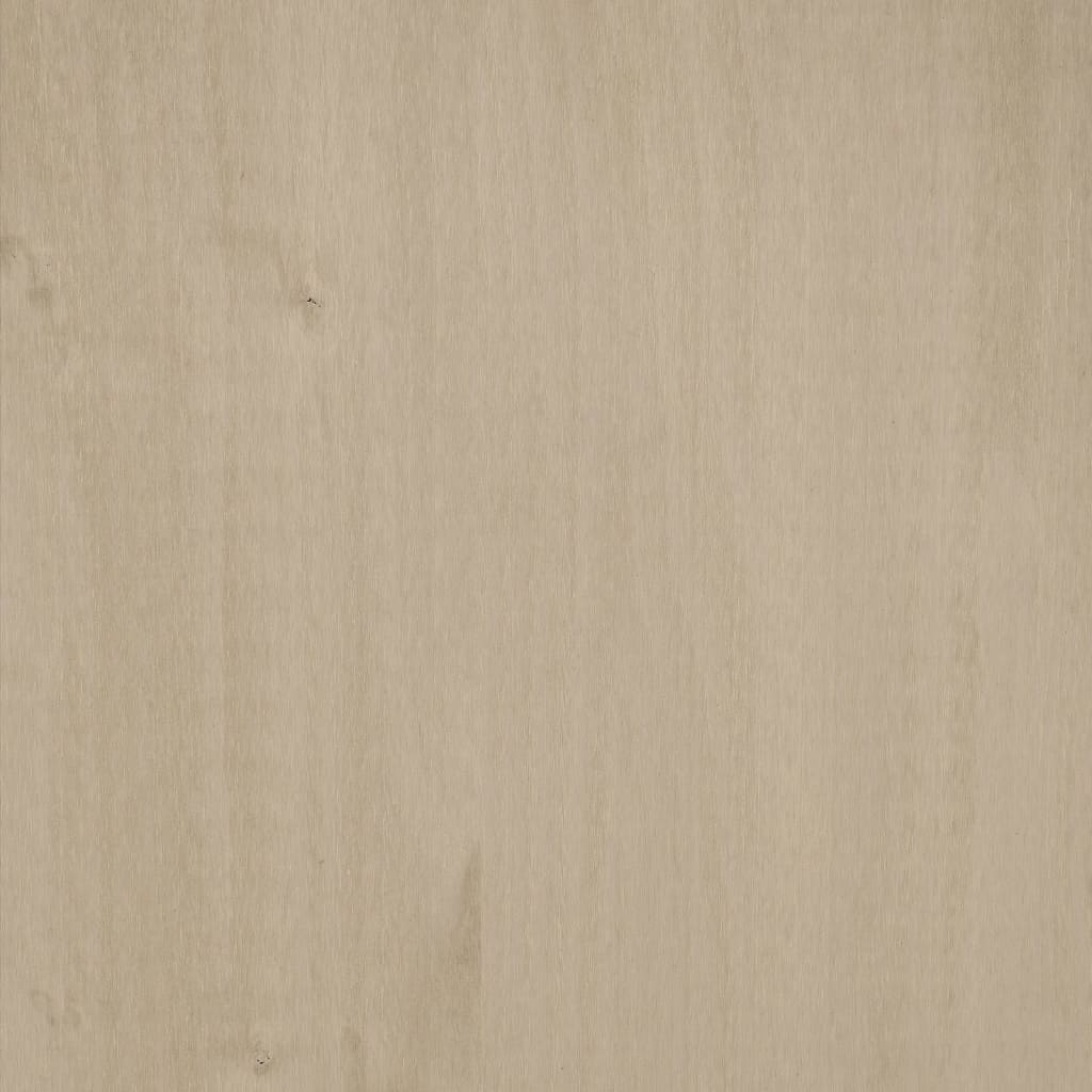 Sideboard HAMAR Honigbraun 100x55x35 cm Massivholz Kiefer