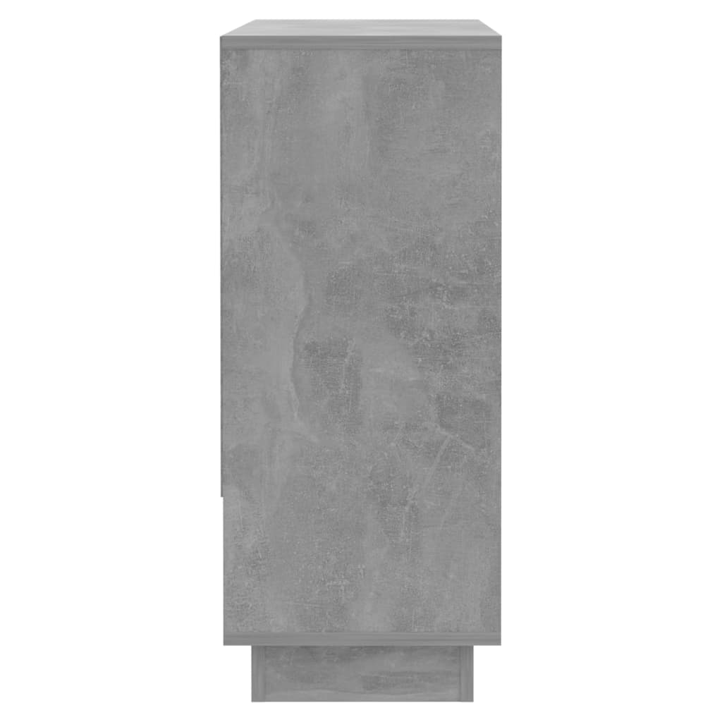 Sideboard Betongrau 97x31x75 cm Holzwerkstoff