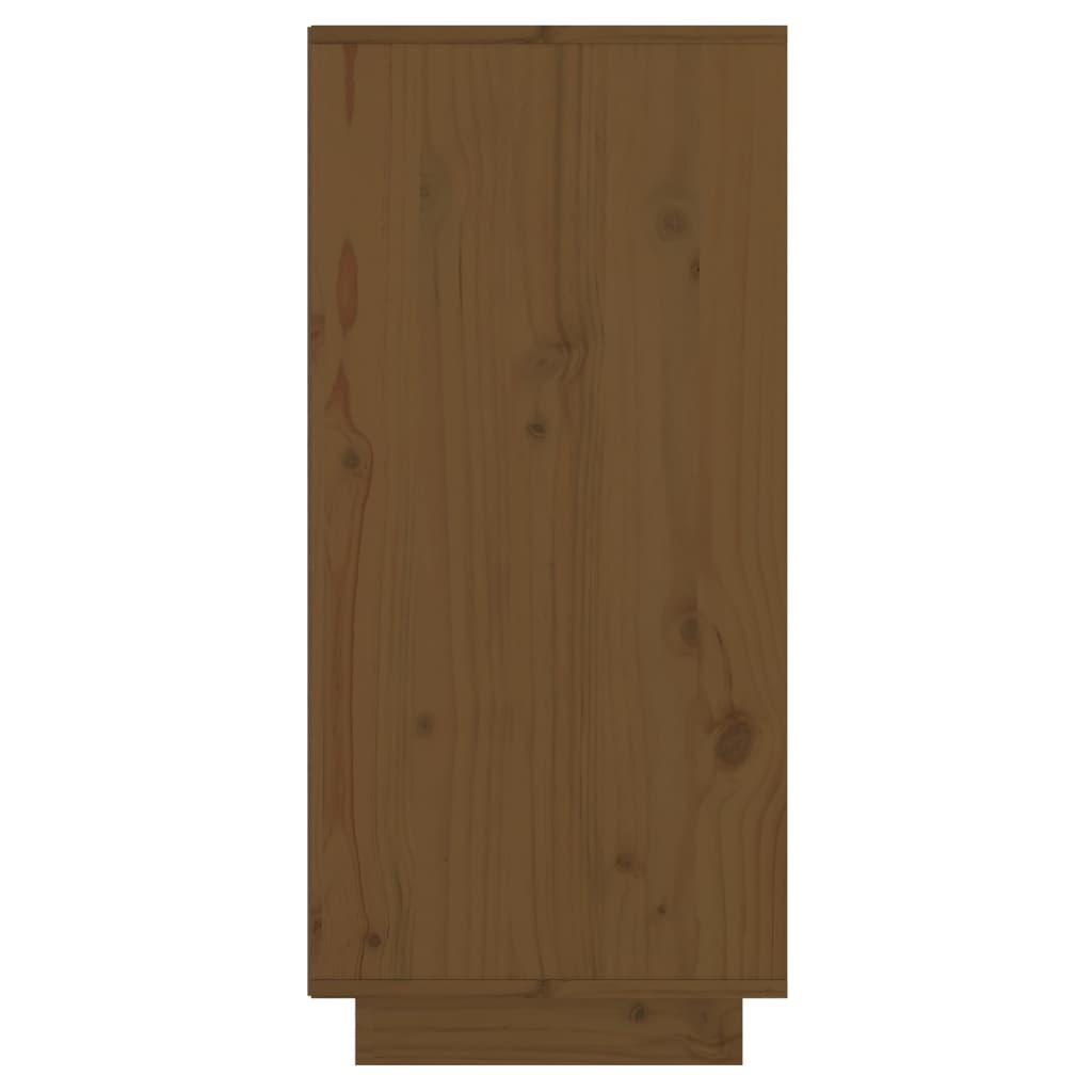 Sideboard Honigbraun 60x34x75 cm Massivholz Kiefer