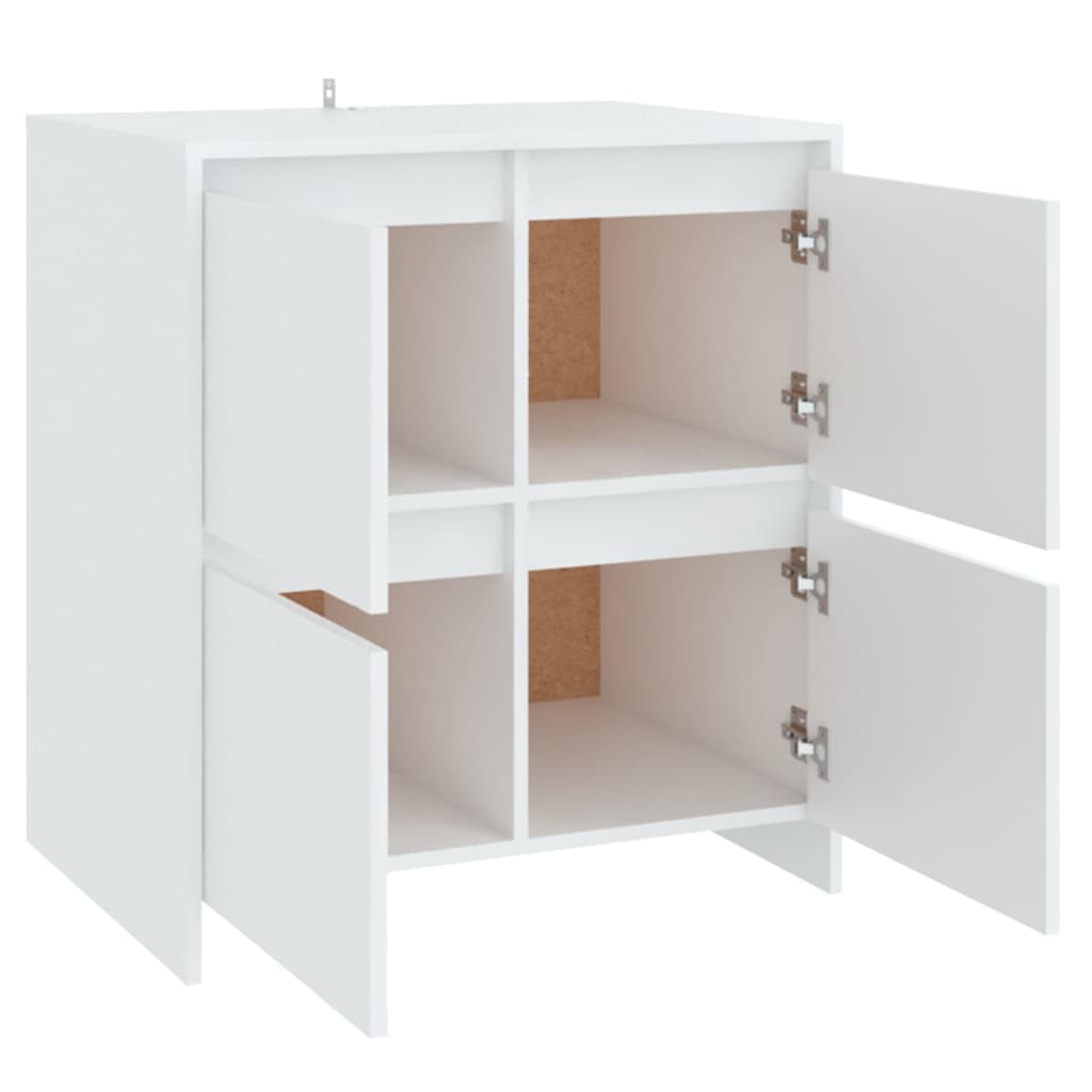 Sideboards 2 Stk. Weiß 70x41x75 cm Holzwerkstoff