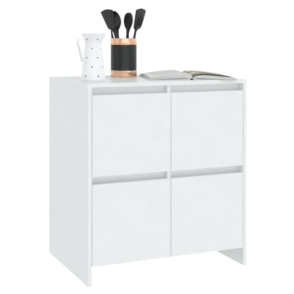Sideboards 2 Stk. Weiß 70x41x75 cm Holzwerkstoff