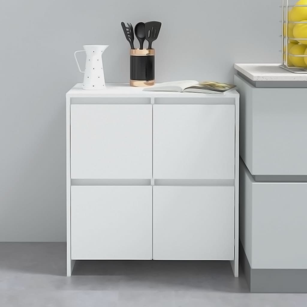 Sideboards 2 Stk. Weiß 70x41x75 cm Holzwerkstoff