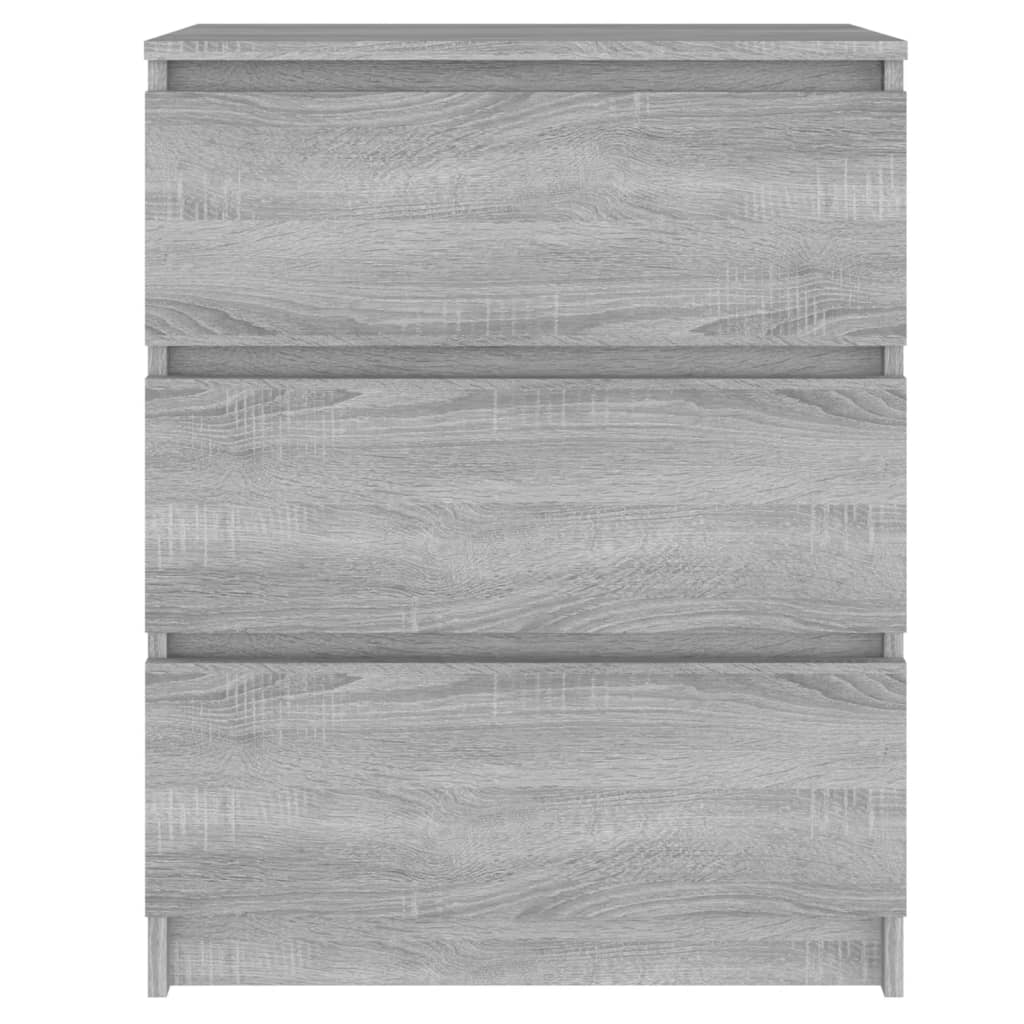 Sideboard Grau Sonoma 60x35x76 cm Holzwerkstoff