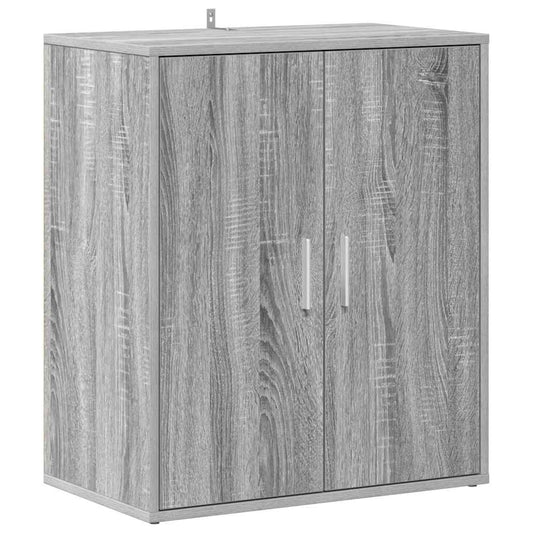 Schuhschrank Grau Sonoma 60x35x70 cm Holzwerkstoff