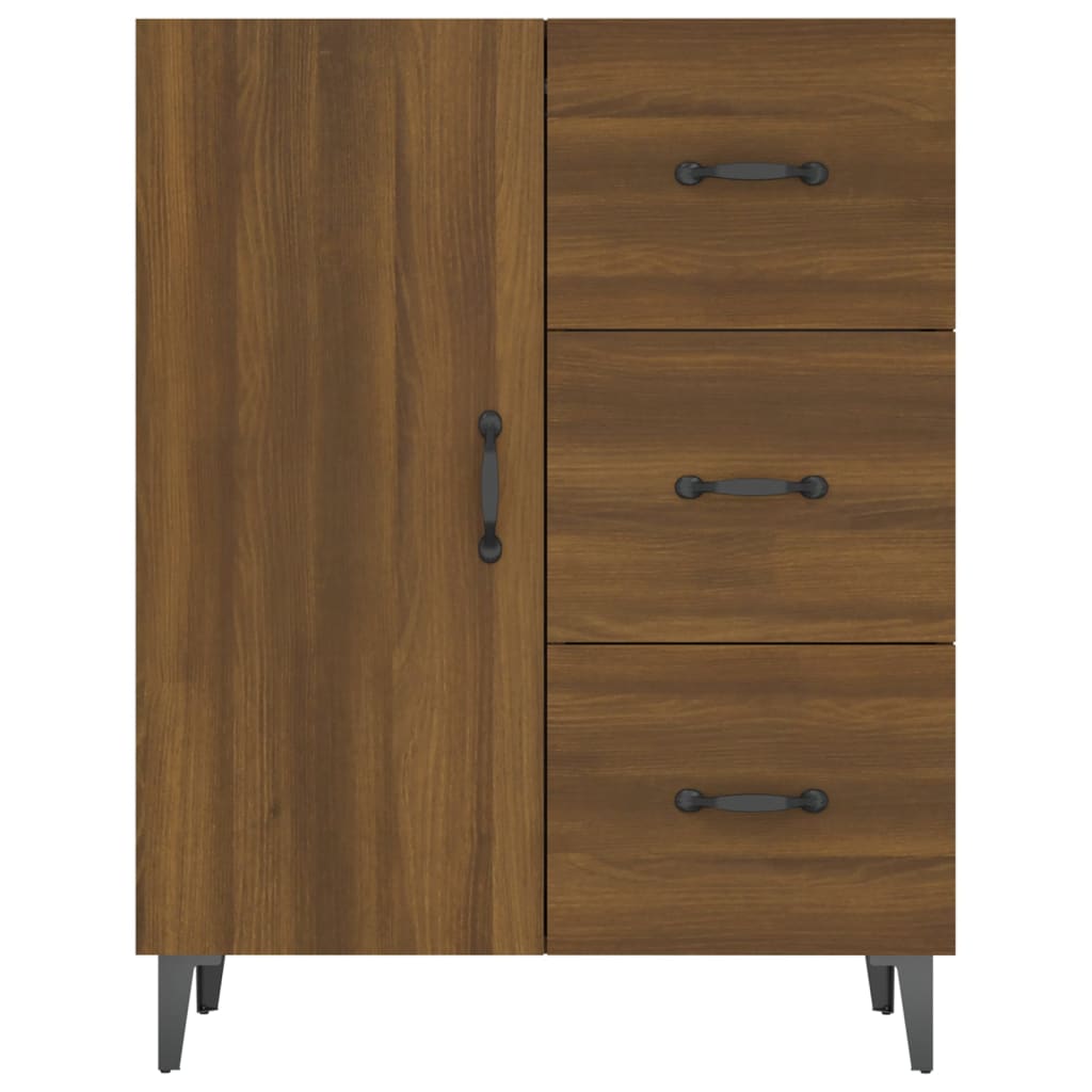 Sideboard Braun Eichen-Optik 69,5x34x90 cm Holzwerkstoff
