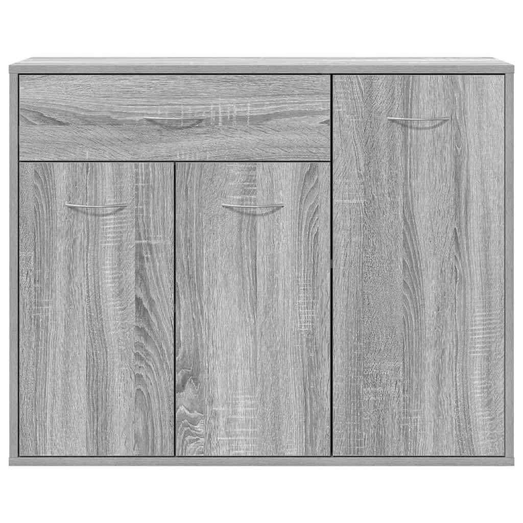 Sideboard Grau Sonoma 88x30x70 cm Holzwerkstoff
