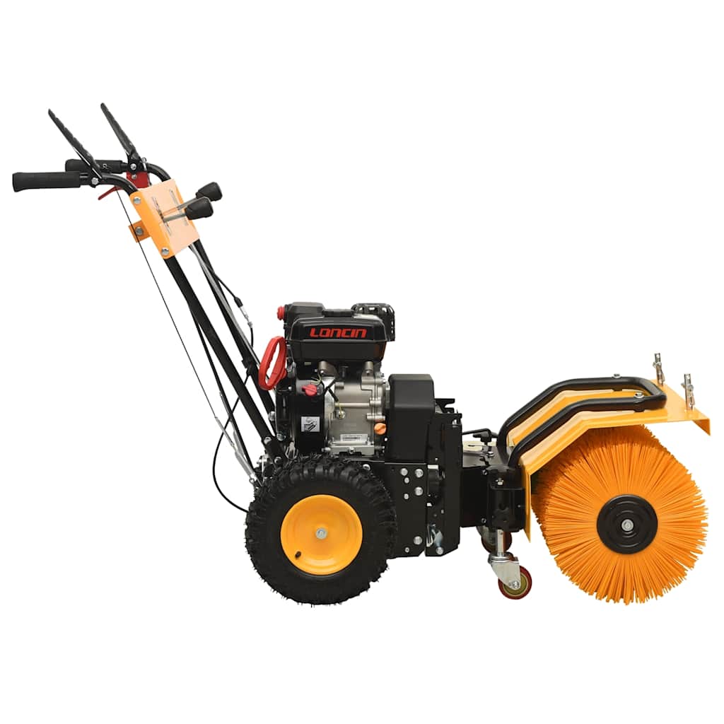 2-in-1 Schneefräse und Kehrmaschine Benzinbetrieben 6,5PS