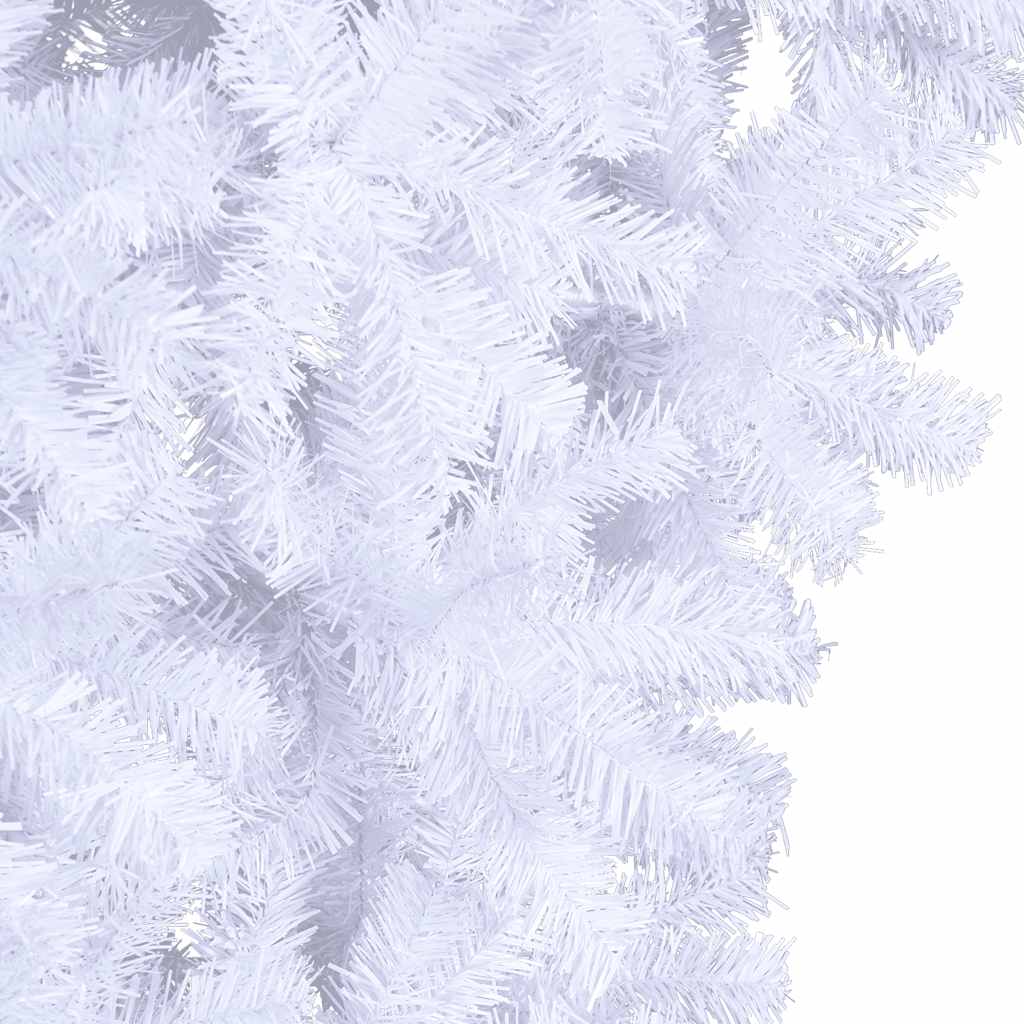 Künstlicher Weihnachtsbaum mit Ständer Umgekehrt Weiß 210 cm