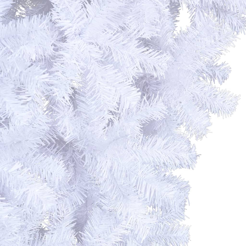 Künstlicher Weihnachtsbaum mit Ständer Umgekehrt Weiß 240 cm