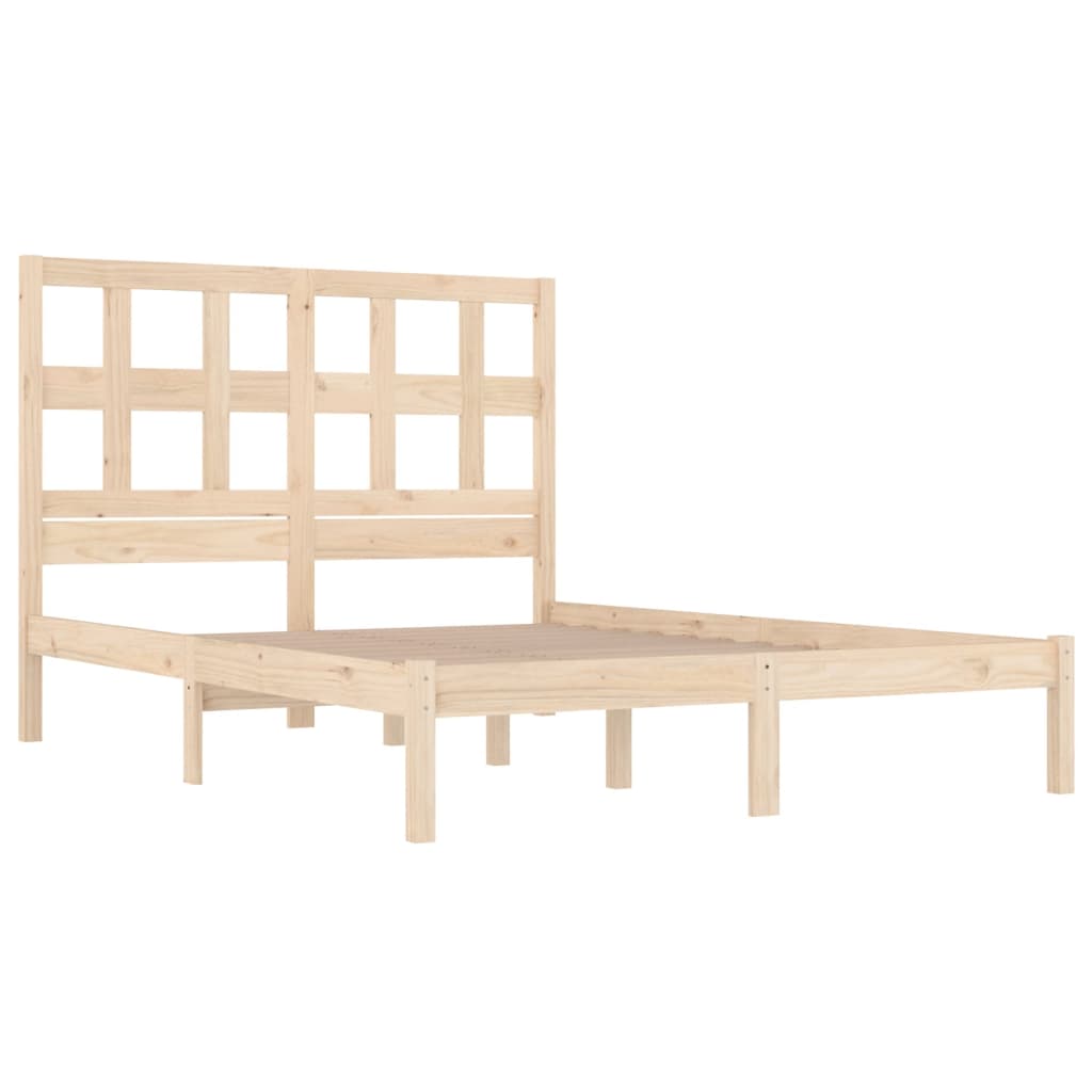 Massivholzbett ohne Matratze 135x190 cm Kiefernholz