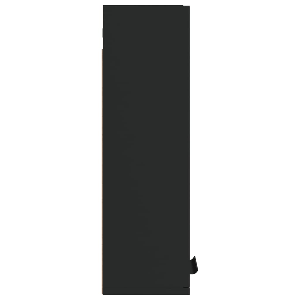 Wand-Badeschrank Schwarz 32x20x67 cm