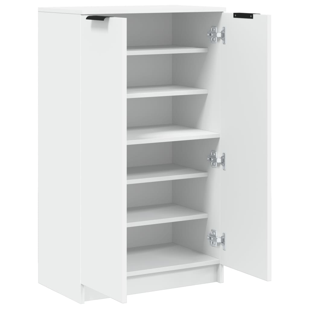 Schuhschrank Weiß 59x35x100,5 cm Holzwerkstoff