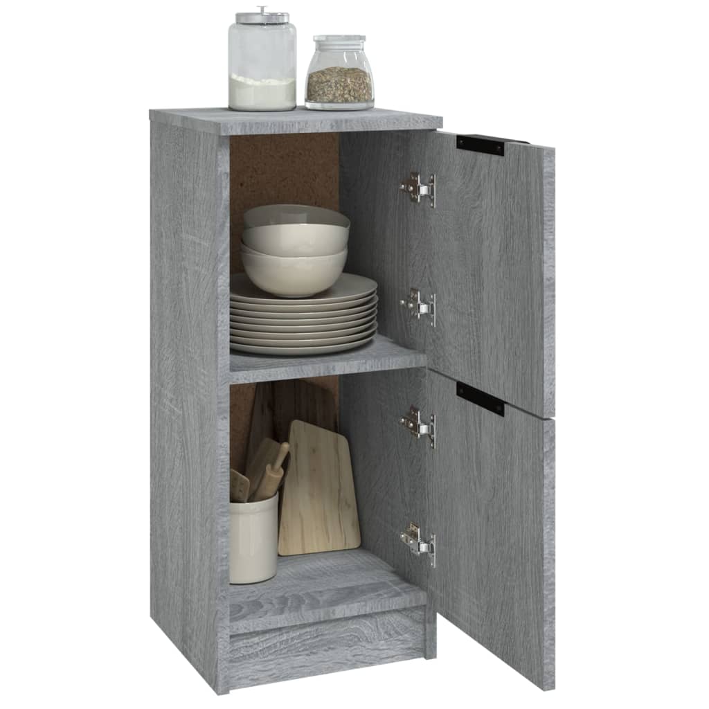 Sideboard Grau Sonoma 30x30x70 cm Holzwerkstoff
