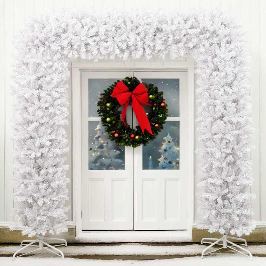 Weihnachtsgirlande Weiß 240 cm