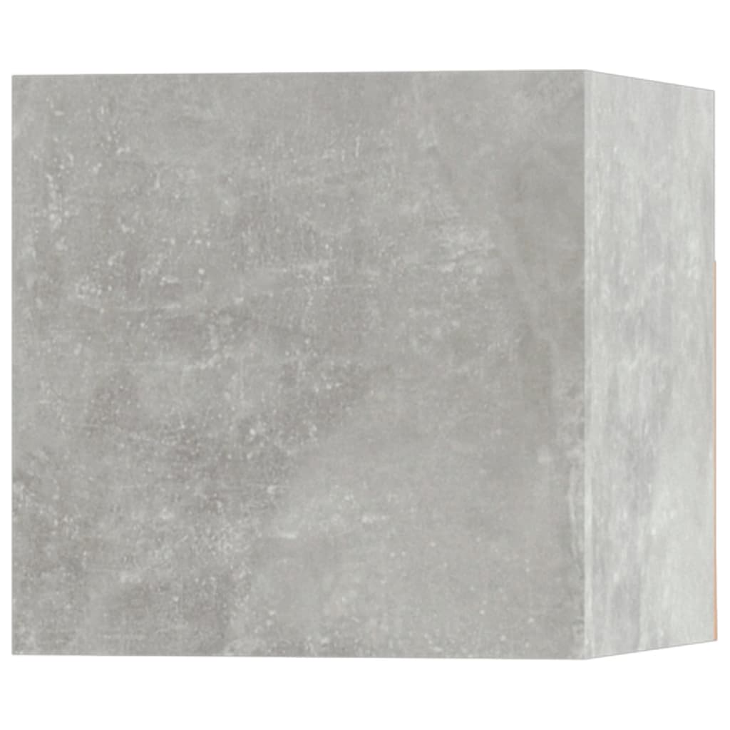 5-tlg. TV-Schrank-Set Betongrau Holzwerkstoff