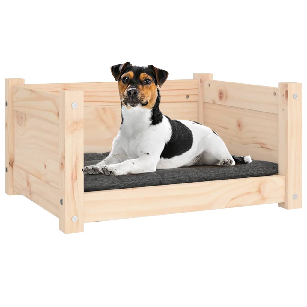 Hundebett 55,5 x 45,5 x 28 cm Massivholz Kiefer