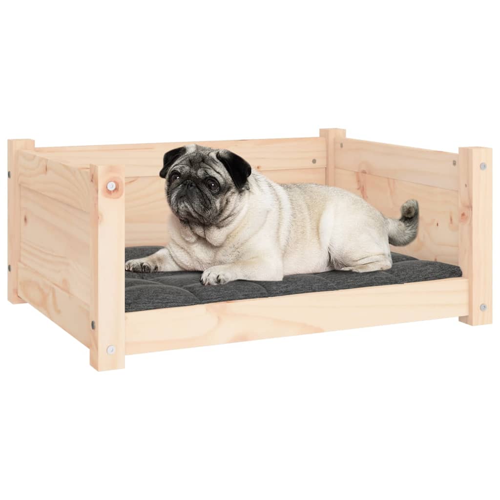 Hundebett 65,5 x 50,5 x 28 cm Massivholz Kiefer