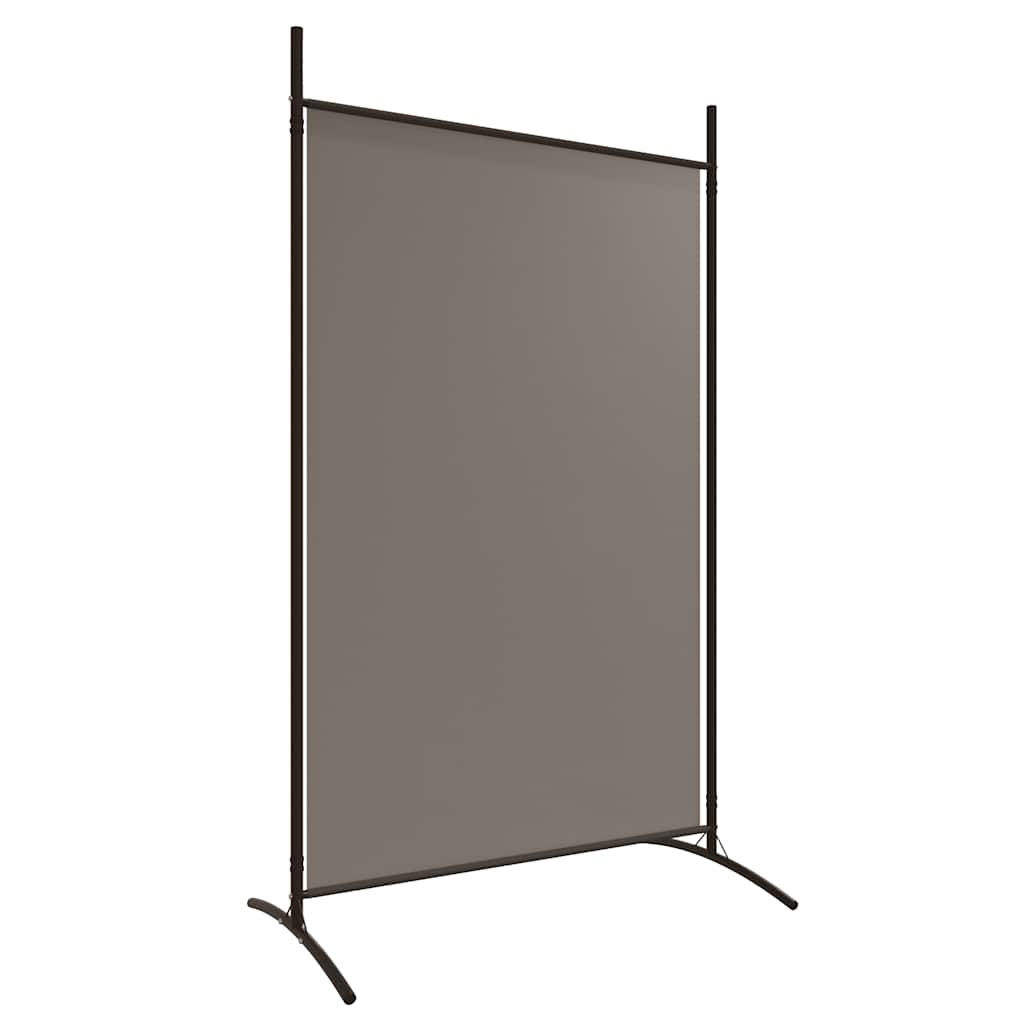 2-tlg. Paravent Anthrazit 348x180 cm Stoff