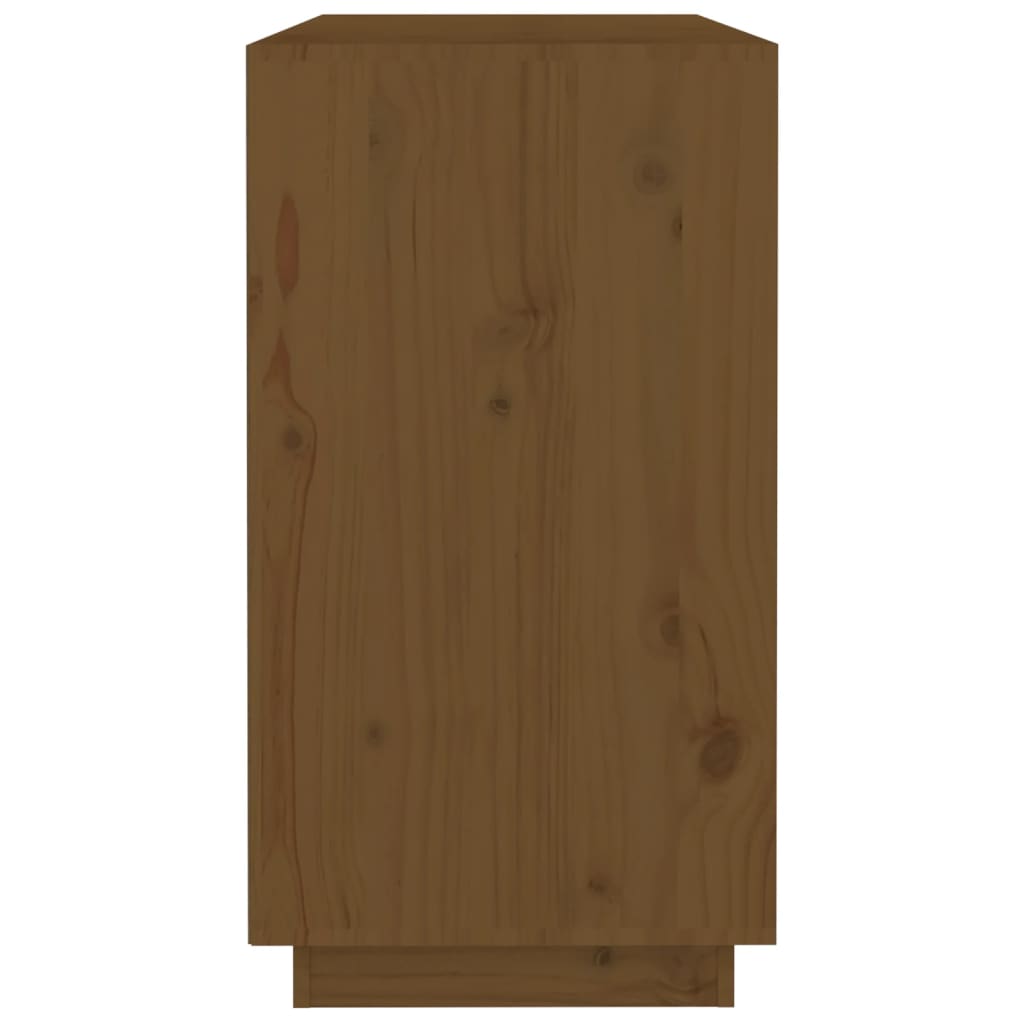 Sideboard Honigbraun 100x40x75 cm Massivholz Kiefer