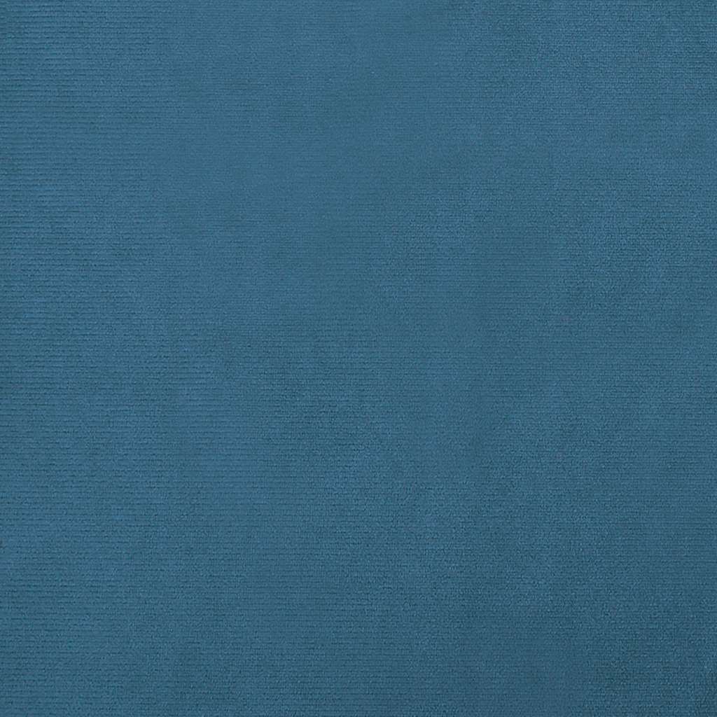 Hundebett Blau 70x40x24 cm Samt