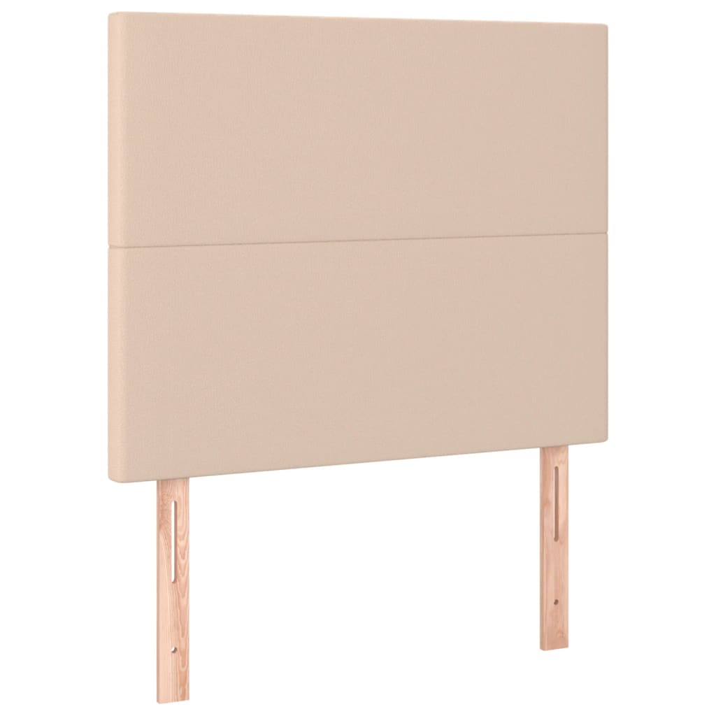 Boxspringbett mit Matratze & LED Cappuccino-Braun 90x190cm